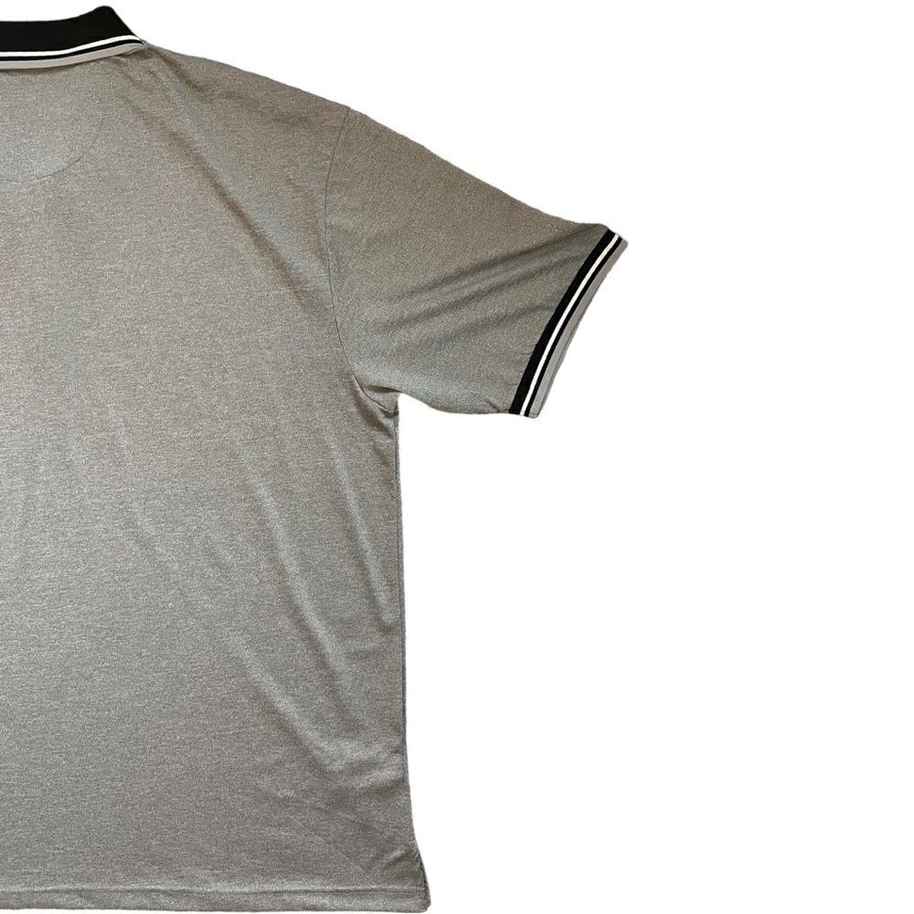 PGA TOUR Big & Tall Athletic Fit Short Sleeve Motionflux 360 Gray Polo Shirt *** - Picture 3 of 10
